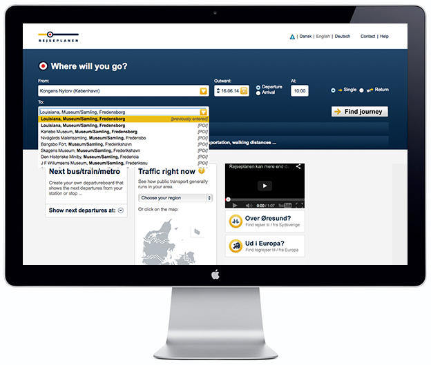 Journey Planner - Rejseplanen - Scandinavia Standard