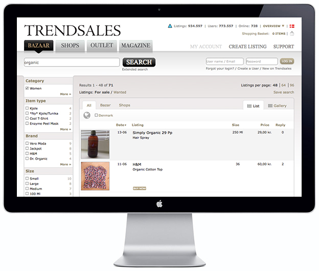 TREND SALES - Scandinavia Standard