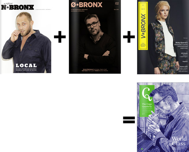 Scandinavia Standard | Collage of Magazines - Cope Quarertly N*Bronx O*Bronx V*Bronx