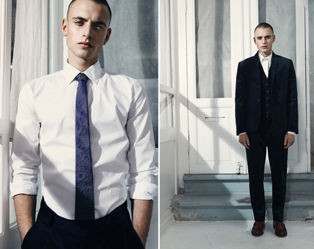 Armoire D'homme - A DARK NAVY SUIT (BLAZER AND TROUSERS)