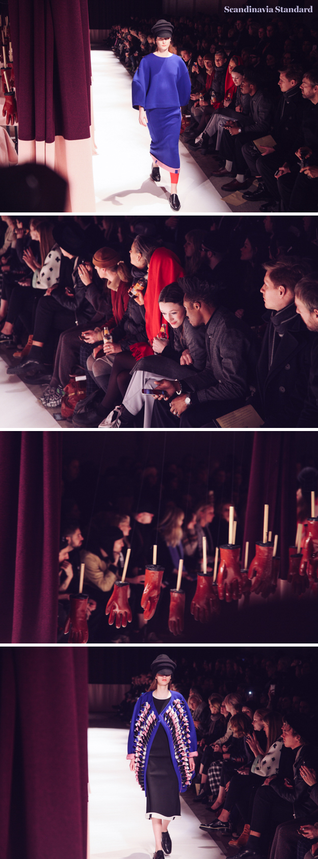 Henrik Vibskov Audience, Gloves and Blues at AW15 - Copenhagen Fashion Week | Scandinavia Standard