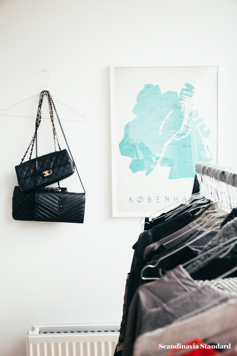 The White Room - Christina & Ulrich's Østerbro Apartment - Interiors - Wardrobe + Chanel + YSL + in Copenhagen | Scandinavia Standard