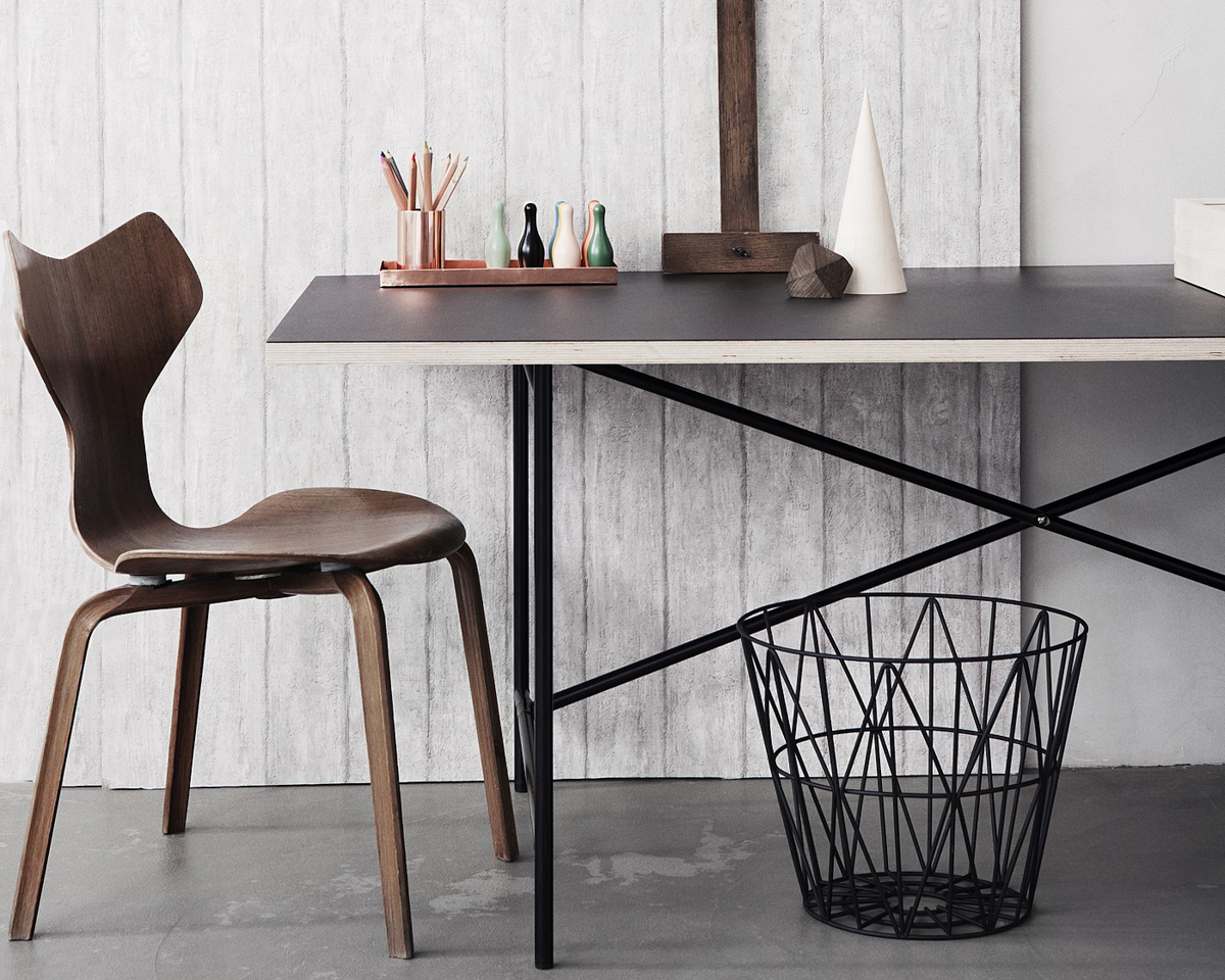 Ferm living Wire Basket Minimalist Storage | Scandinavia Standard