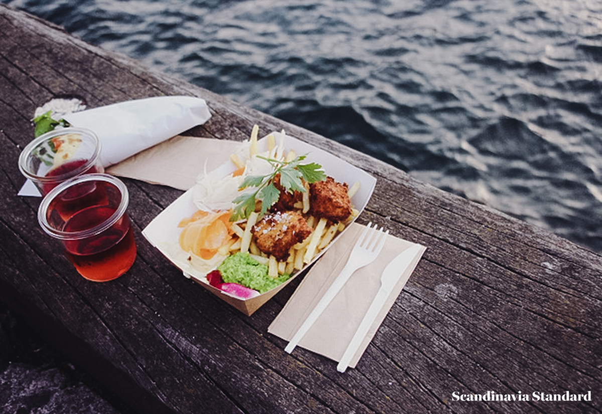 Copenhagen Street Food Fish and Chips On the Water