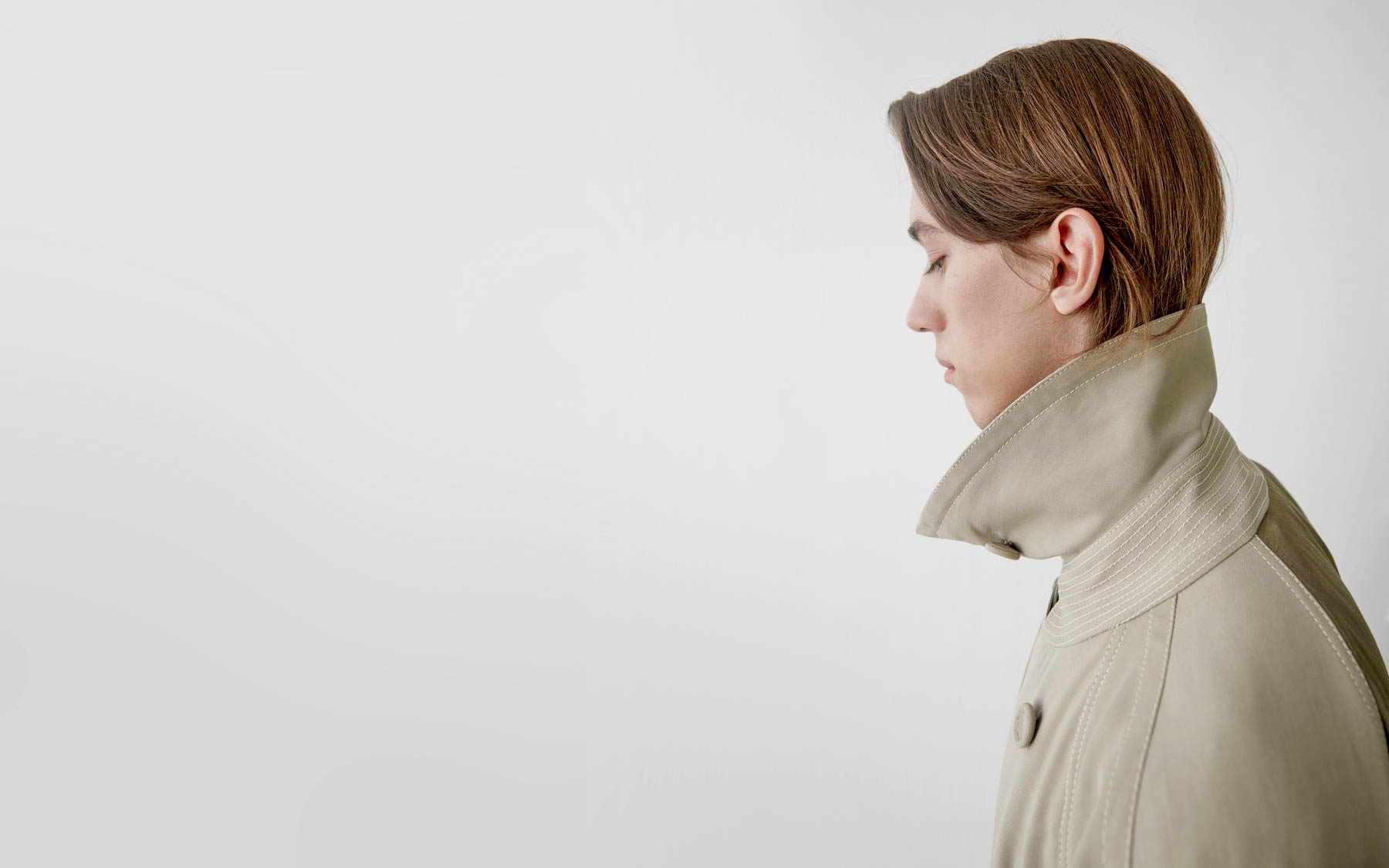 minimalist trench coat