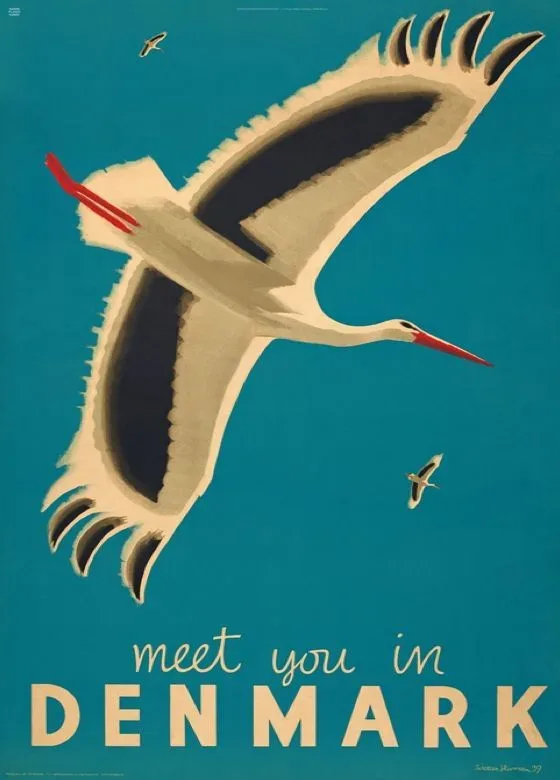 A poster of a bird flying.