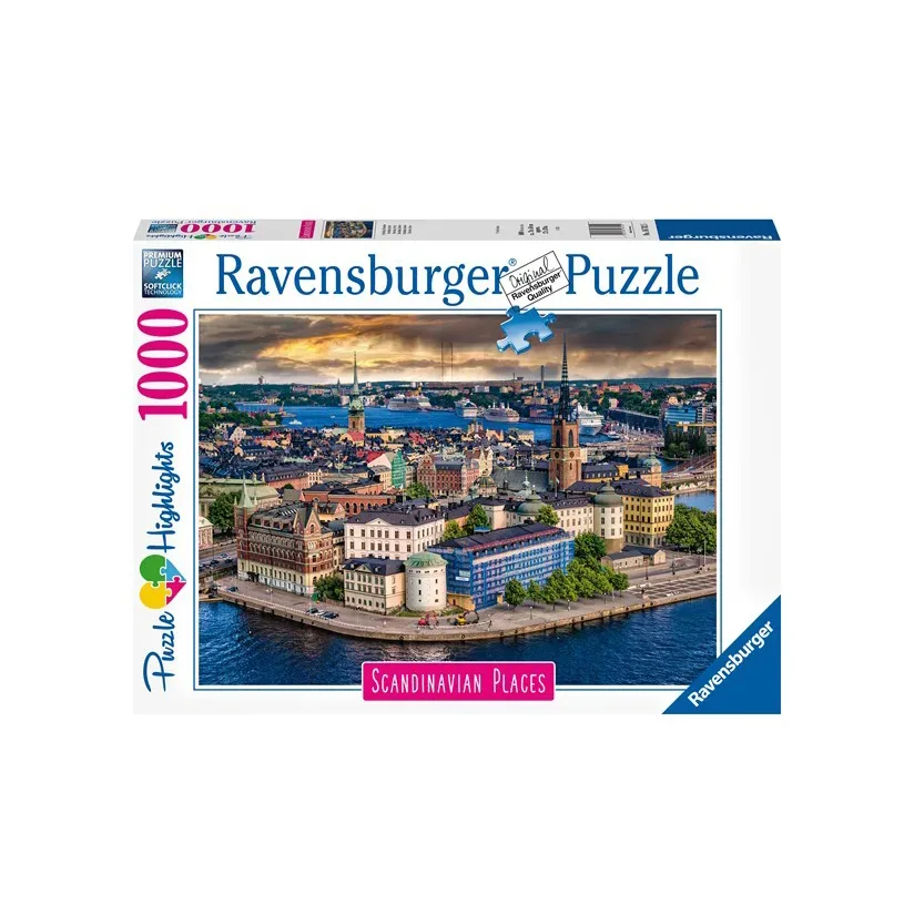 Ravensburger Stockholm 1000 Piece Puzzle, engaging and fun.