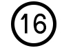 List Marker: Number 16