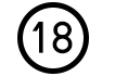 List Marker: Number 18