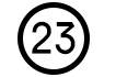 List Marker: Number 23