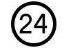 List Marker: Number 24