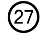 List Marker: Number 27