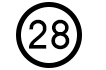 List Marker: Number 28