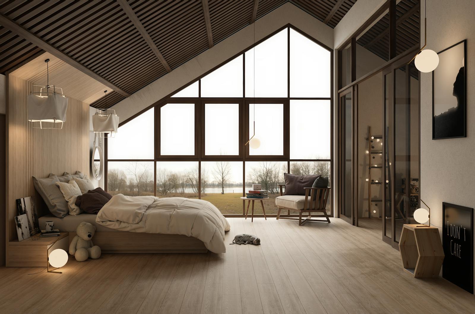 quiet Nordic apartment