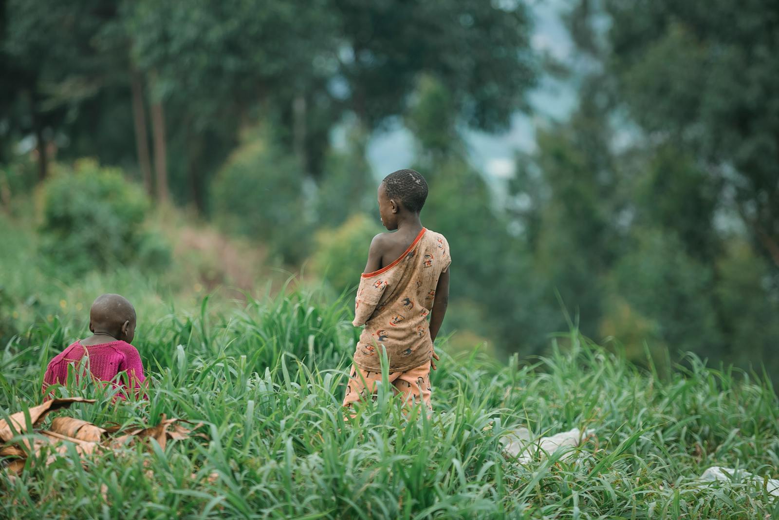 Scandinavian children outdoor play