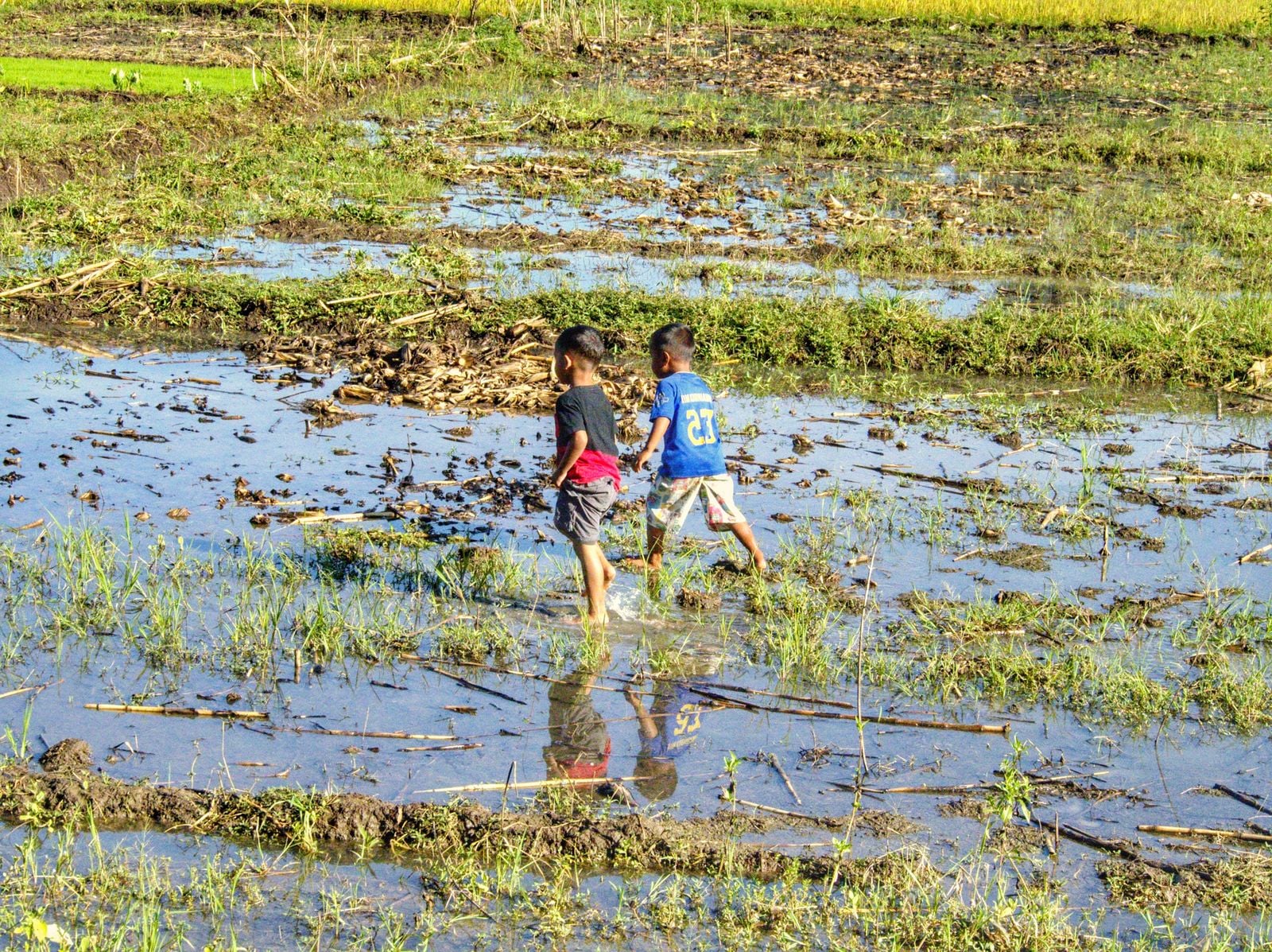 children outdoor unstructured play