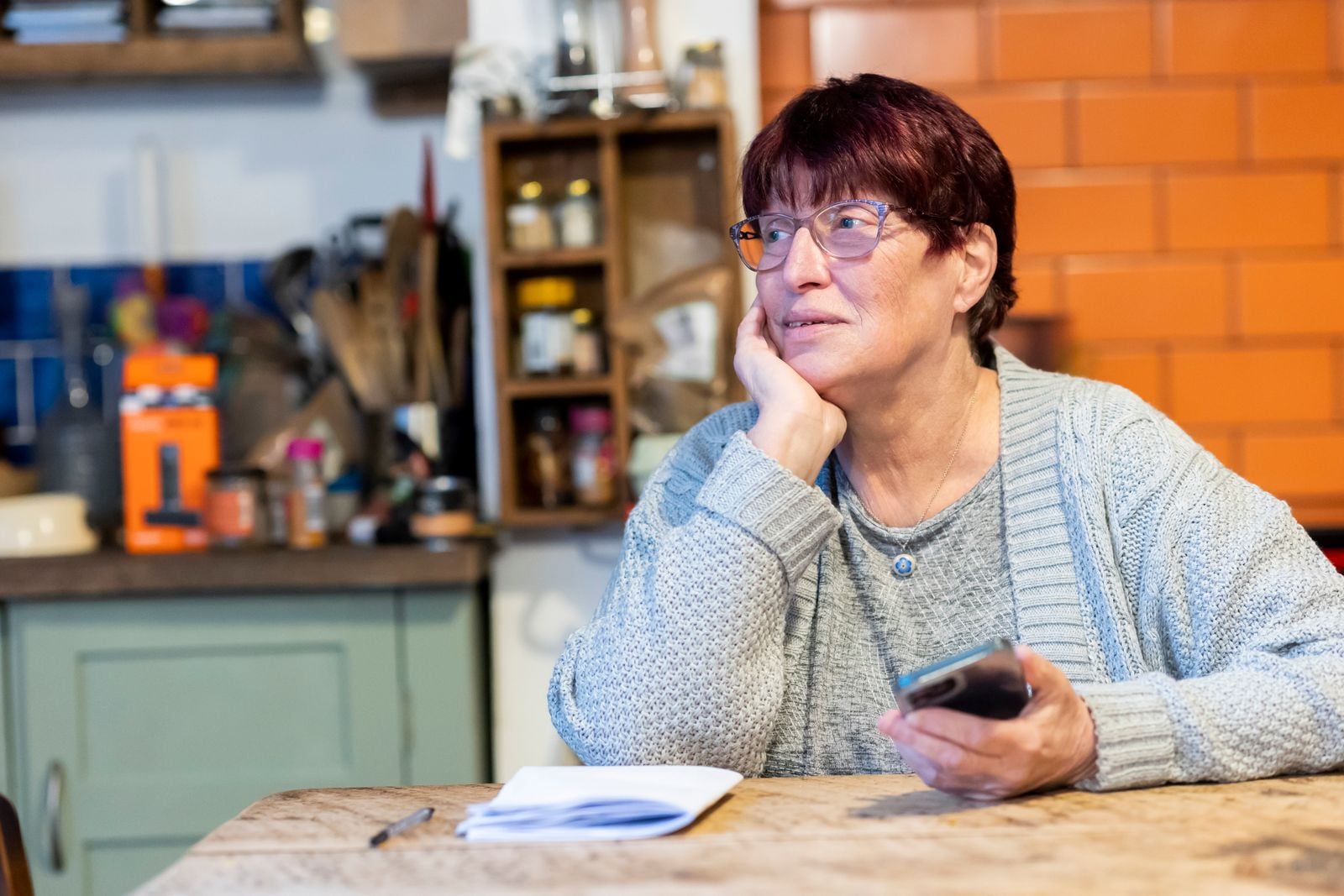 elderly parent alone kitchen