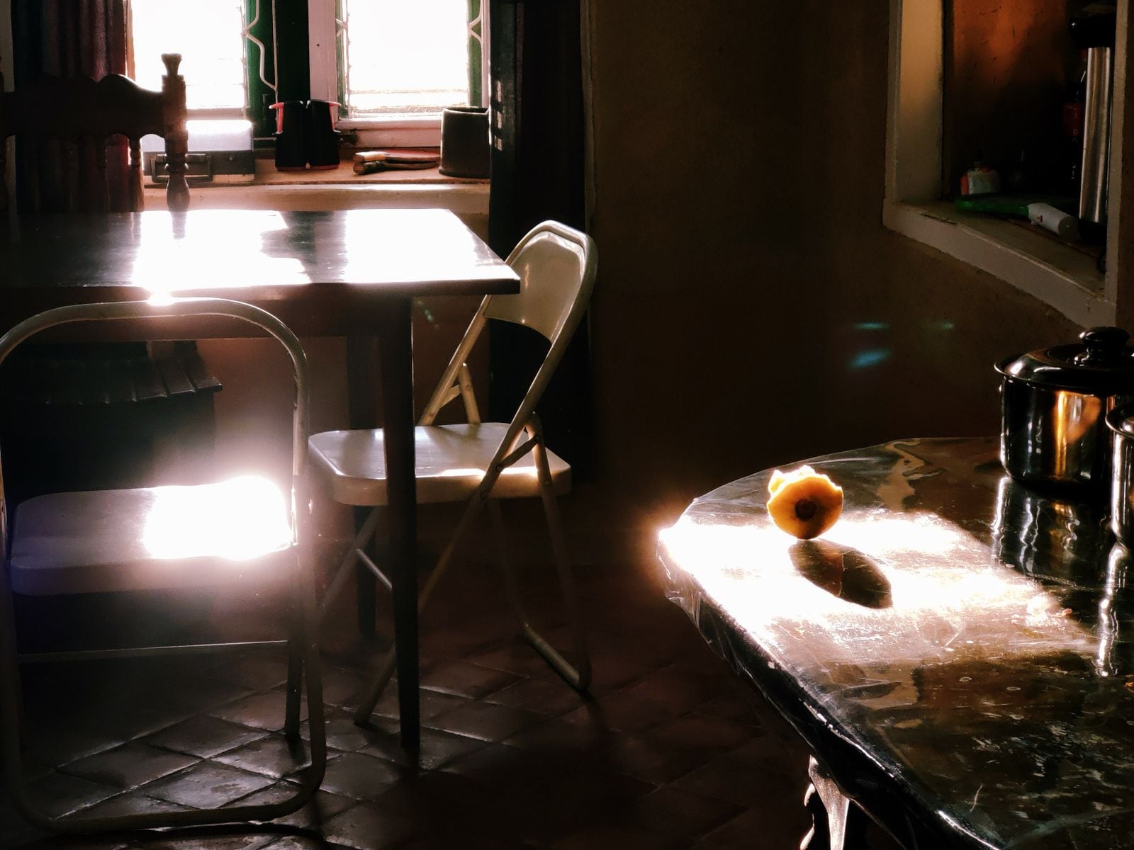 quiet kitchen morning