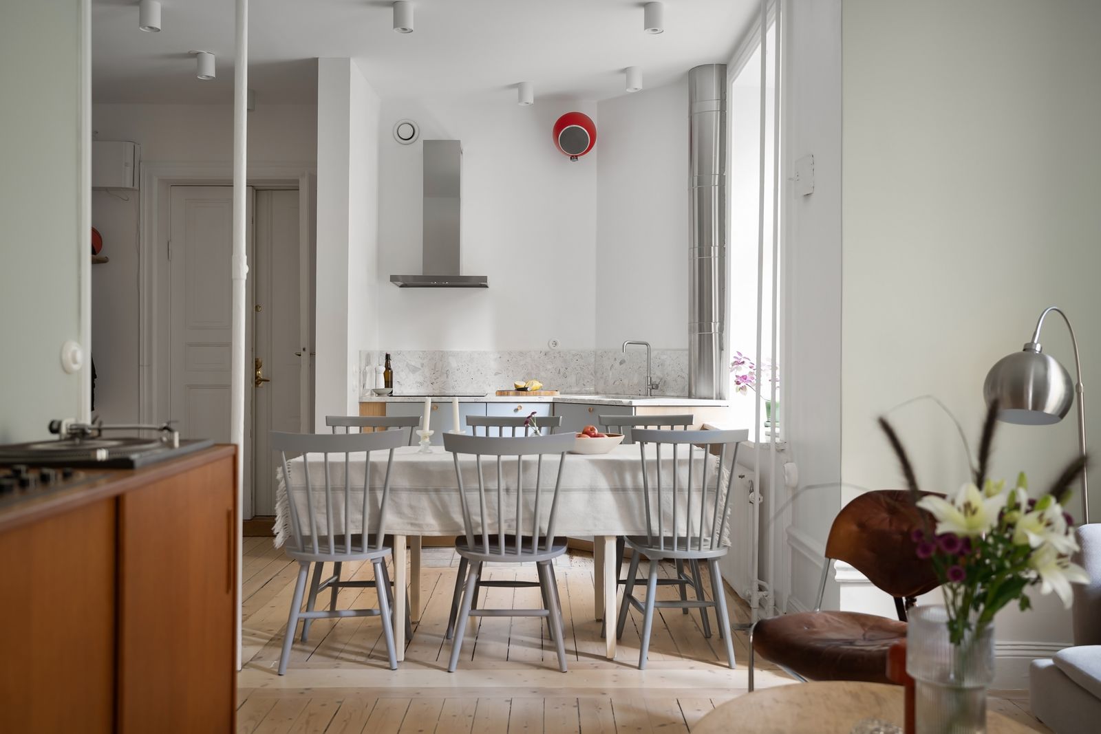 Swedish kitchen morning light